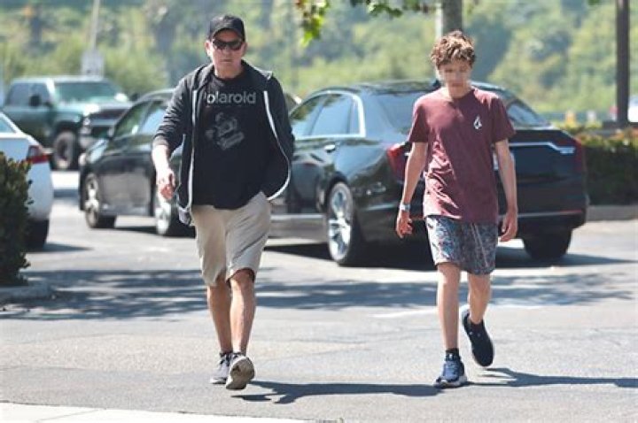 Charlie Sheen Bonds With Twin Son In Malibu In Rare Photos – Hollywood Life