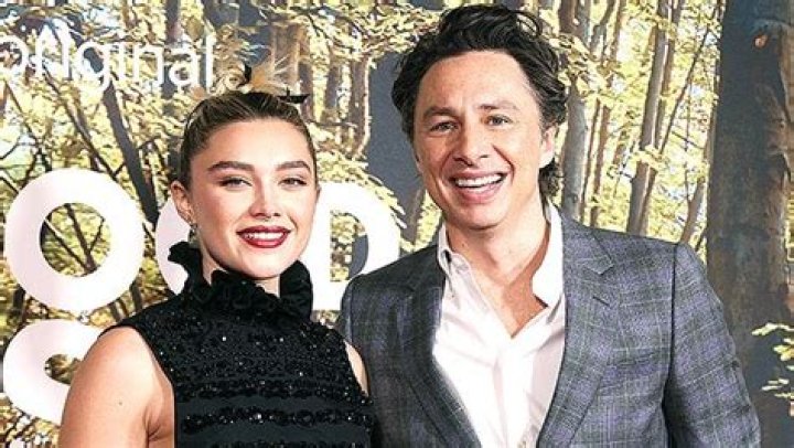 Florence Pugh & Ex Zach Braff Reunite On The Red Carpet At ‘A Good Person’ Premiere