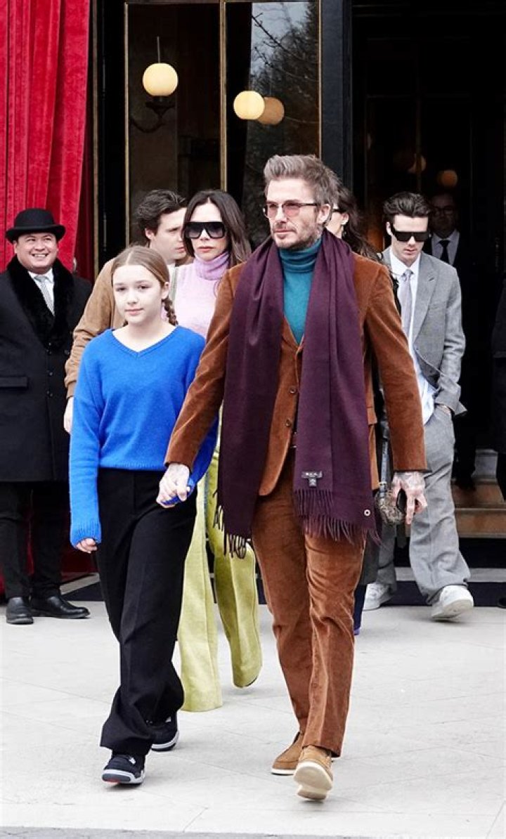 Harper & David Beckham Attend Harry Styles Concert: Video – Hollywood Life