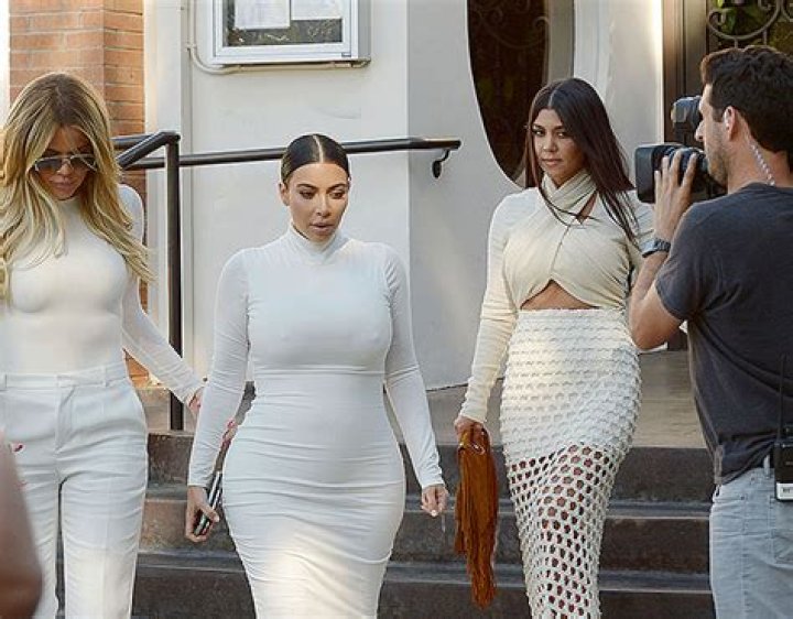 Kim, Khloe & Kourtney Kardashian Kick Off Filming New Reality Show In Sexy Outfits — Photos