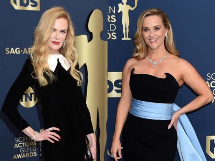 Little Black Dress & Blue Sash – Hollywood Life