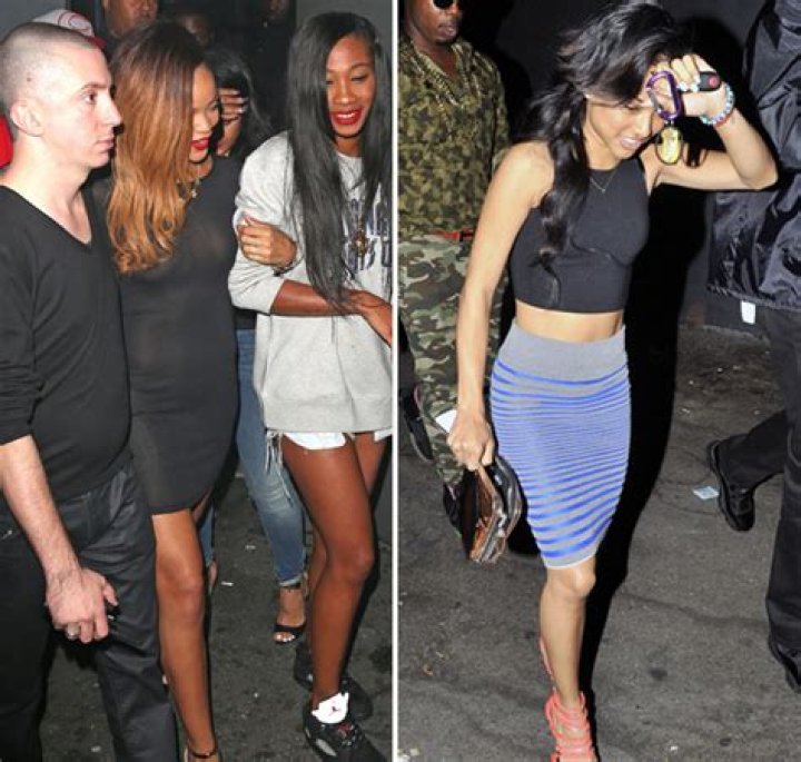 Rihanna ‘Threw Shade’ At Karrueche Tran By Partying At Same Club