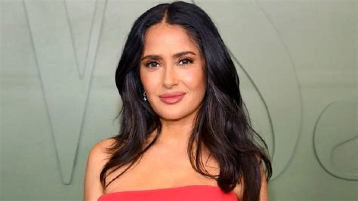 Salma Hayek, 53, Lounges By The Pool In A Deep Red Bathing Suit: ‘Sunday Vibes’